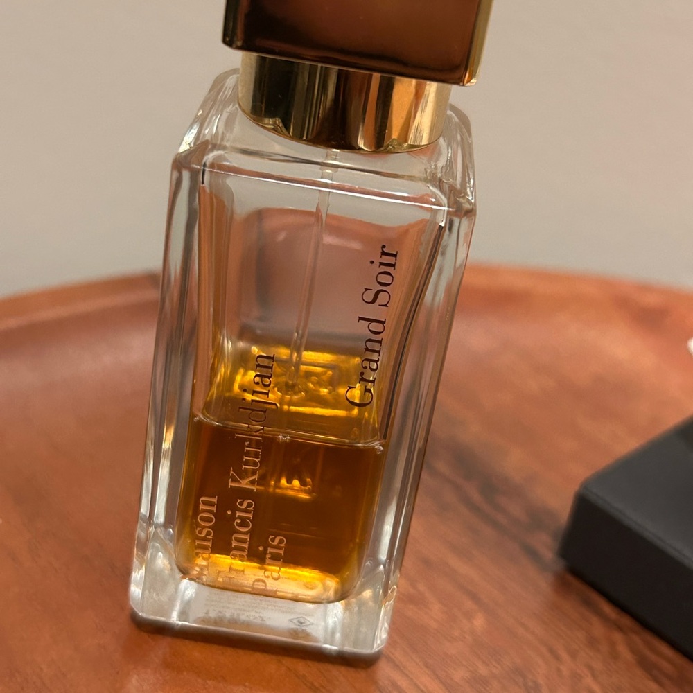 Maison Francis Kurkdjian Amber Perfume with Gold Accents